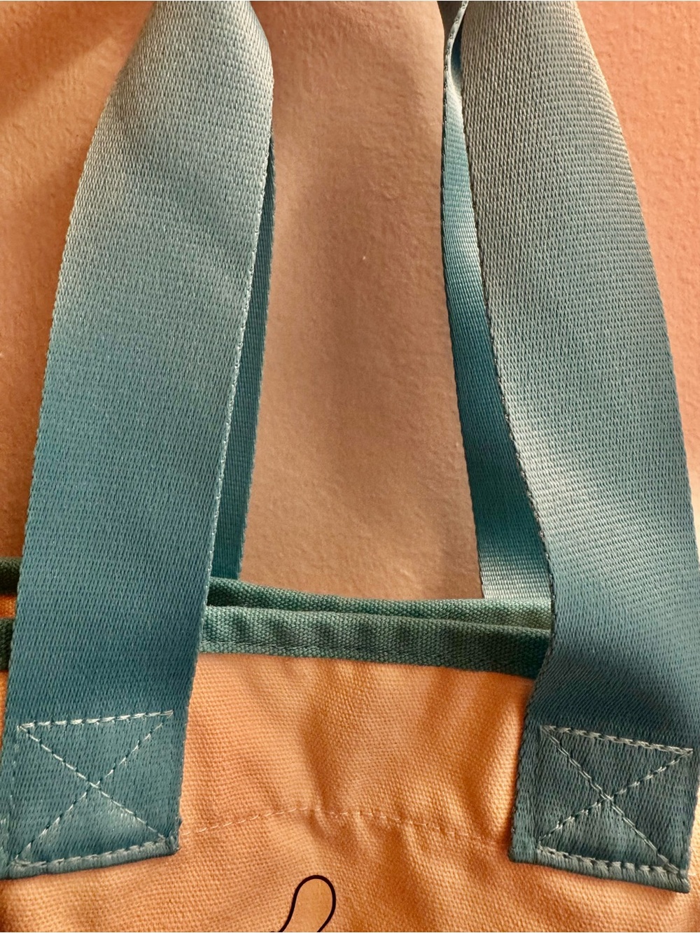 Limited Edition Sanrio Hawaii Canvas Tote Bag- Cream with Blue Trim - Picture 9 of 13